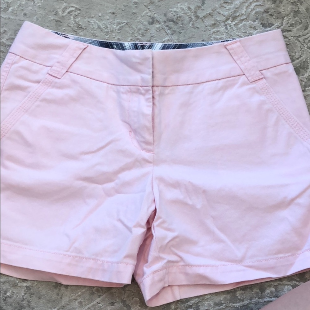 J.Crew size 2 baby pink chino city fit short